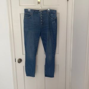 A & F skinny high rise jeans
